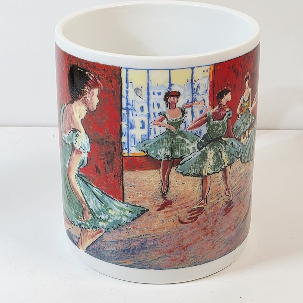 Vintage Chaleur Master Impressions Edgar Degas Ballet Art Coffee Tea Mug Cup - Picture 3 of 7